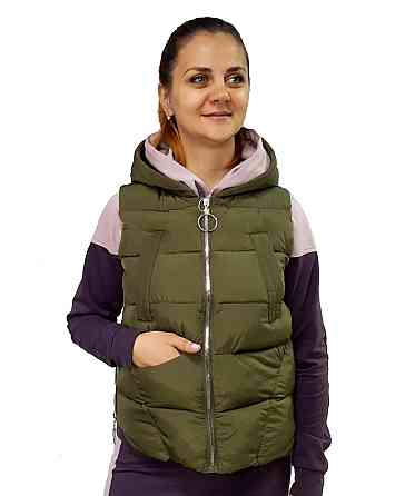 Женская короткая жилетка Киев