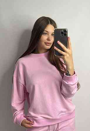 Світшот жіночий трикотажний Рожевий M/L Харків