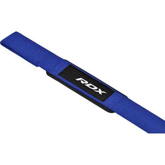Лямки для тяги RDX W1 Gym Single Strap Blue Plus Кам'янське