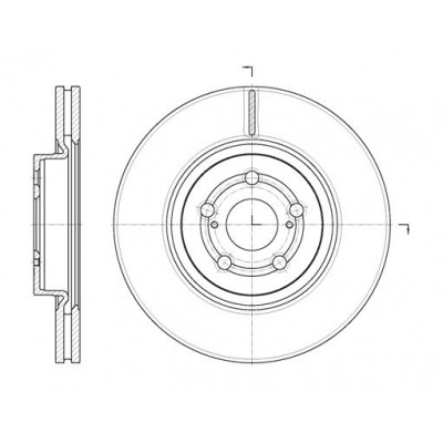 Тормозной диск REMSA 61092.10 Винница - изображение 1