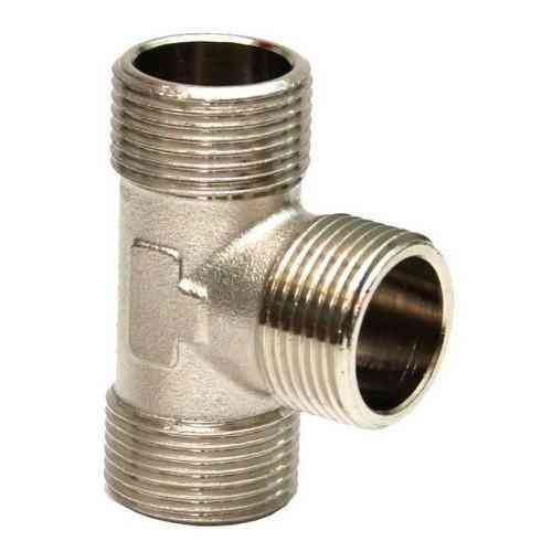 Тройник 3/4'' наруж/наруж/наруж никель Харьков