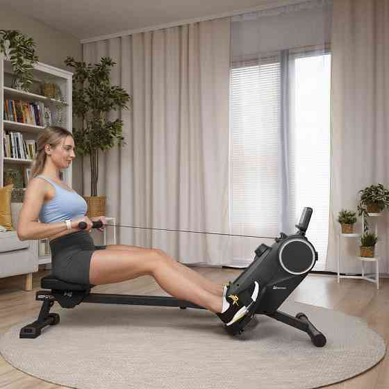 Гребной тренажер Hop-Sport HS-055R Creek магнитный черный Киев