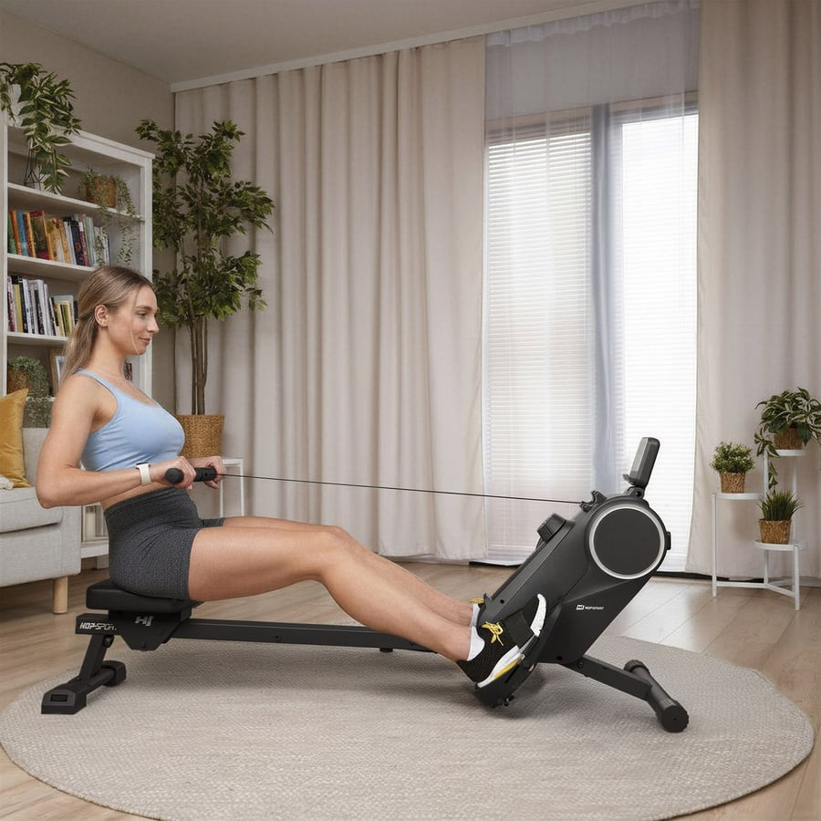 Гребной тренажер Hop-Sport HS-055R Creek магнитный черный Киев - изображение 2