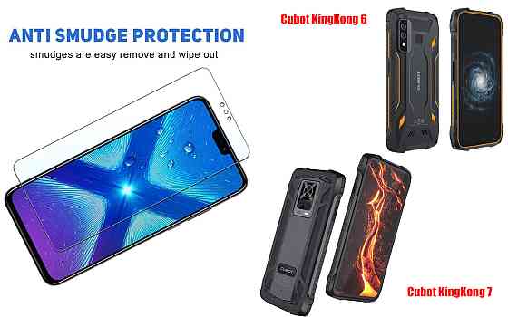 Захисне скло NeoGlass для Cubot KingKong 6, KingKong 7 – надпрозоре та стійке Київ