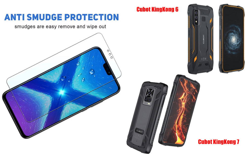 Захисне скло NeoGlass для Cubot KingKong 6, KingKong 7 – надпрозоре та стійке Київ - фото 3