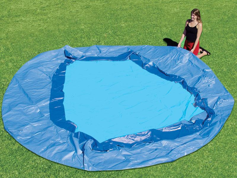 Басейн нyадувний круглий (BestWay) Swing pools 5.5 м х 1.22 м зі сходами та фільтром Київ - фото 4