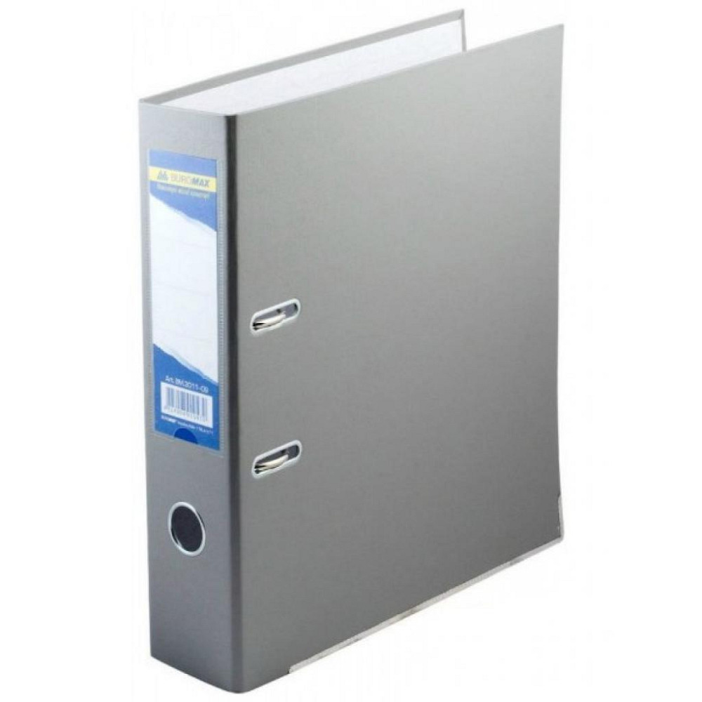 Папка - реєстратор Buromax А4, 70мм, JOBMAX PP, gray, built-up (BM.3011-09c) Вінниця - фото 1
