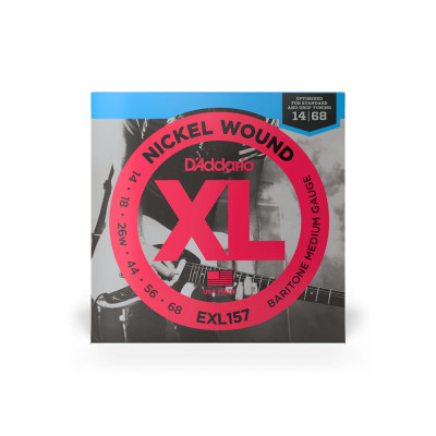Струни для гітари D'Addario XL Nickel Wound Baritone Medium (14-68) (EXL157) Вінниця - фото 1