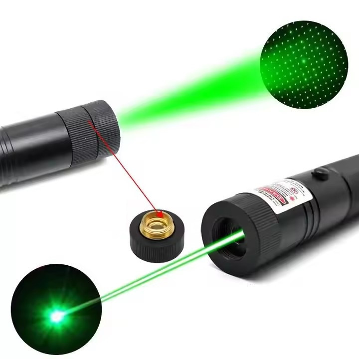Зелений лазер для презентацій та шоу з насадкою Київ - фото 12