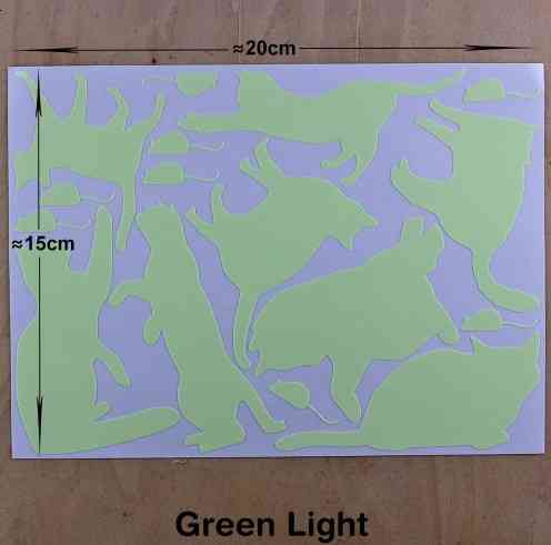 Люминесцентная наклейка 