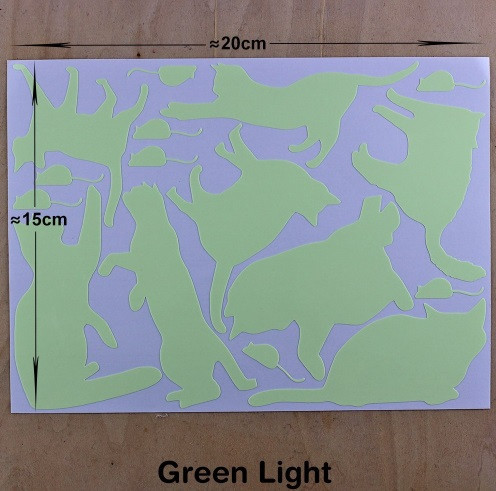 Люминесцентная наклейка 