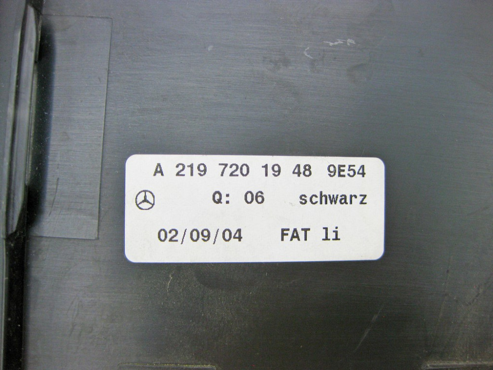 Mercedes-Benz  A2197201948 9E54 Накладка - кришка чорна під підлокітником передньої лівої дверної картки CLS C219 Одеса - фото 9