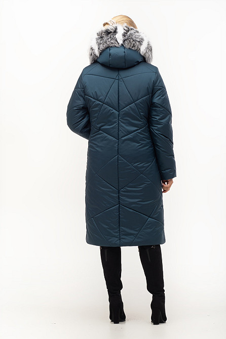 Элегантный пуховик с натуральным мехом Киев - изображение 3