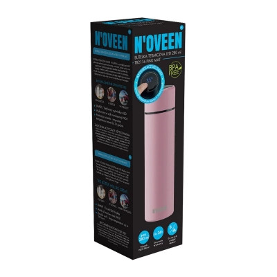 Термос Noveen TB2116 280 мл LED Display Pink (RL070823) Вінниця - фото 2