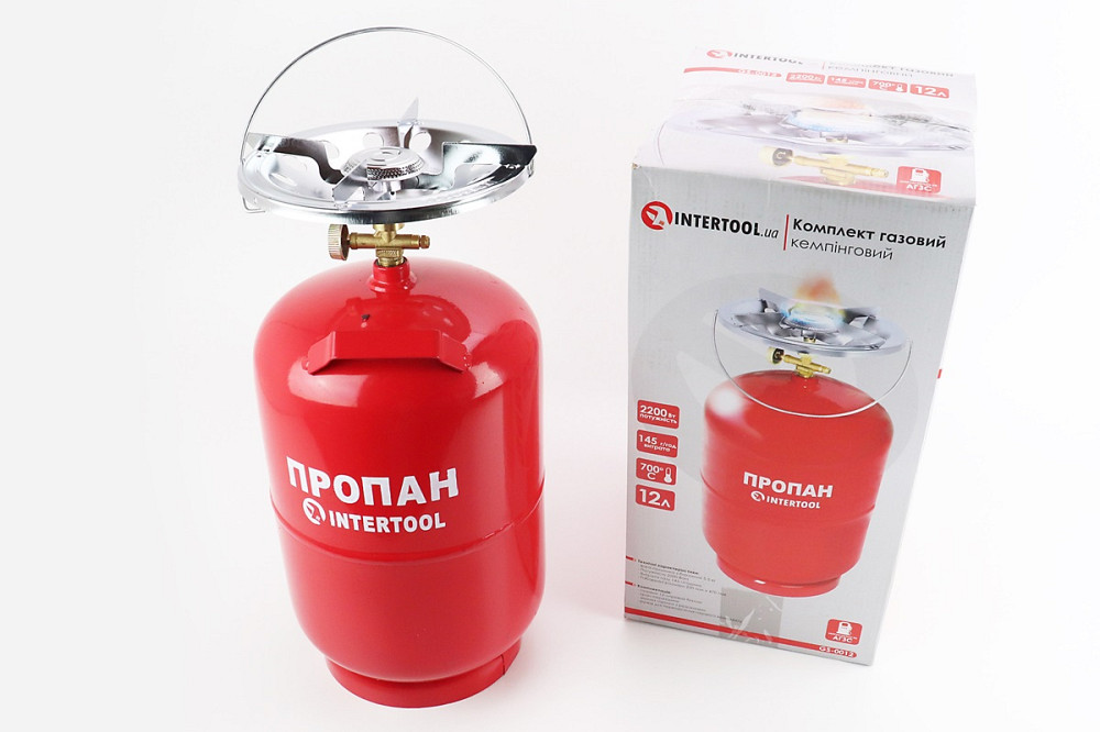 Балон газовий 12л + конфорка GS-0012 Київ - фото 1