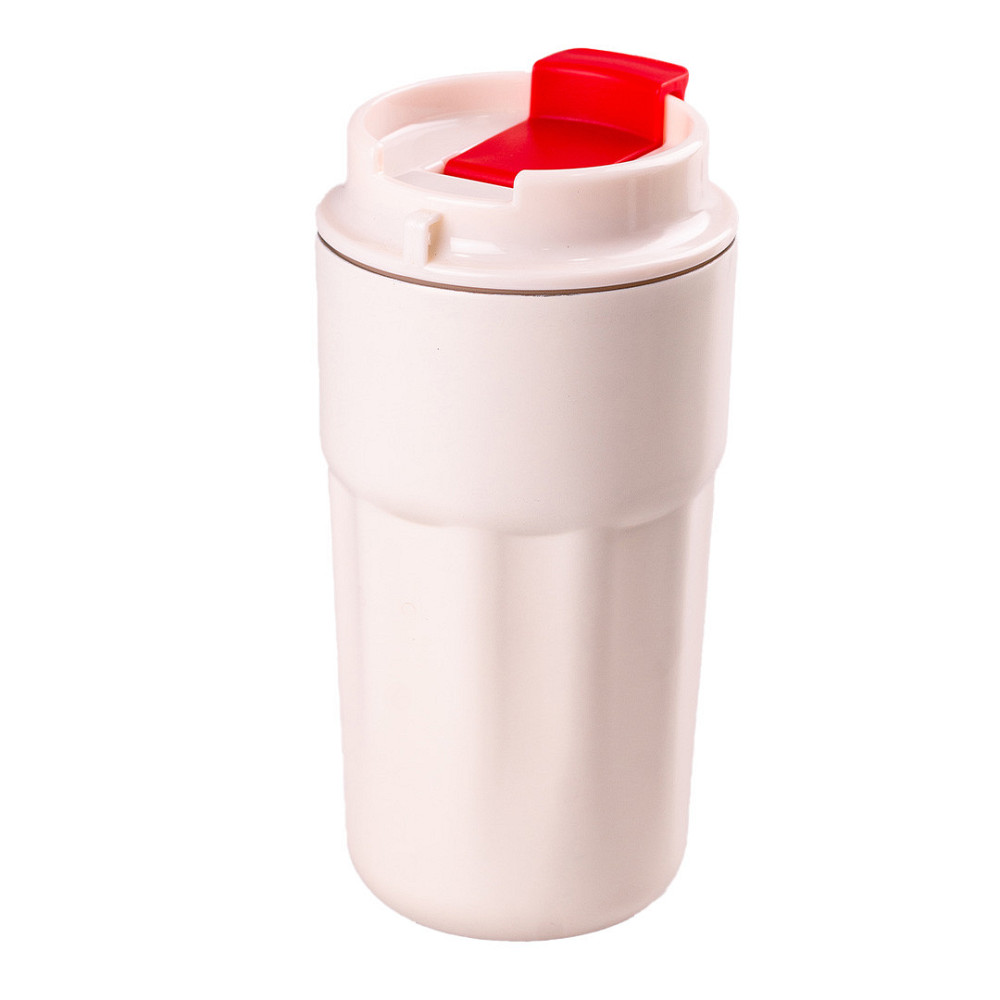 Happy Life Термокружка з нержавіючої сталі 450 мл Бежевий HP153BE Київ - фото 1