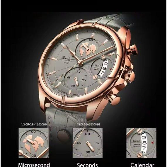 Мужские наручные часы Poedagar Earth (Серый) Винница - изображение 5