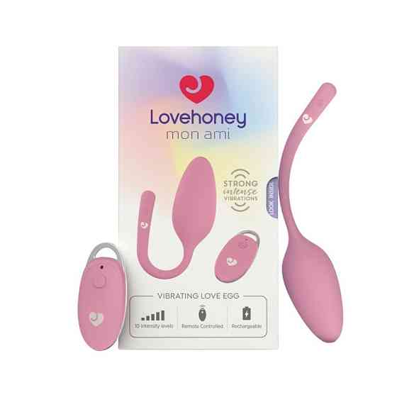 Виброяйцо с пультом дистанционного управления Lovehoney Mon Ami, розовое Sex Aura Киев