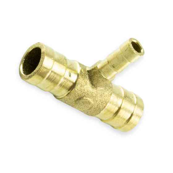 Штуцер-перехідник 12х6х12 латунь (трійник) Мукачево