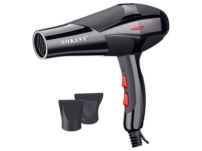 Фен для волосся HS-3890 професійний 2300Вт з концентратором, 3 швидкості, 2 режими температури, петля Одеса - фото 2