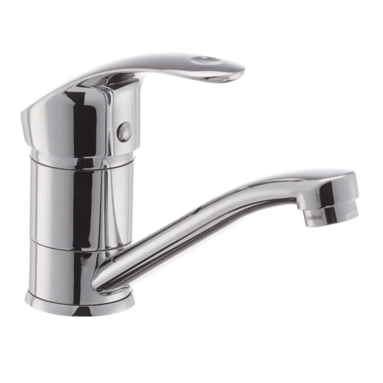 Смеситель Haiba Mars 555 для умывальника с изливом 15 см (HB0269) Харьков