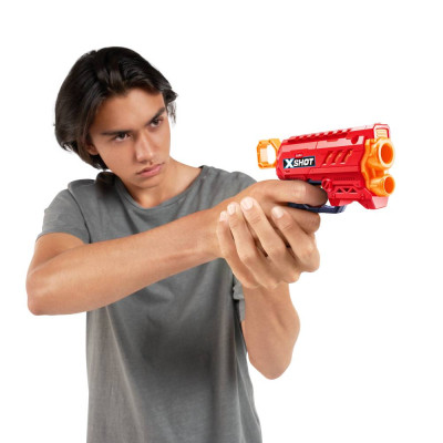 Игрушечное оружие Zuru X-Shot Быстрострельный бластер Excel Micro 2.0 Color Card (8 патронов) (36726TQ1R) Винница - изображение 3
