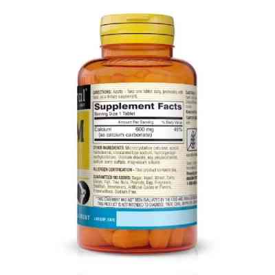 Минералы Mason Natural Кальций 600 мг, Calcium 600 mg, 100 таблеток (MAV08531) Винница