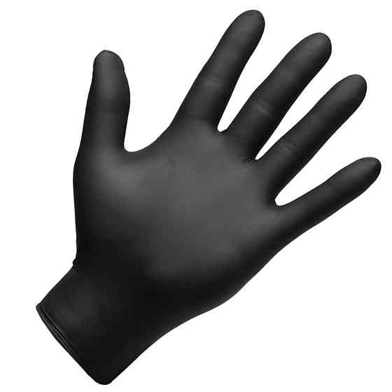 Рукавички нітрилові (0,08мм) одноразові 