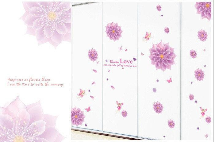 Наклейка до кімнати на стіну Квіткова фея Київ - фото 2