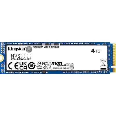Накопичувач SSD M.2 2280 4TB Kingston (SNV3S/4000G) Вінниця
