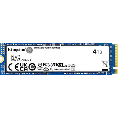 Накопитель SSD M.2 2280 4TB Kingston (SNV3S/4000G) Винница - изображение 1