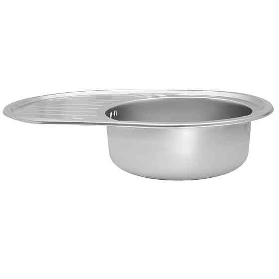 Кухонная мойка с нержавеющей стали Kroner KRP Satin - 77х50 (0.8 мм) Киев