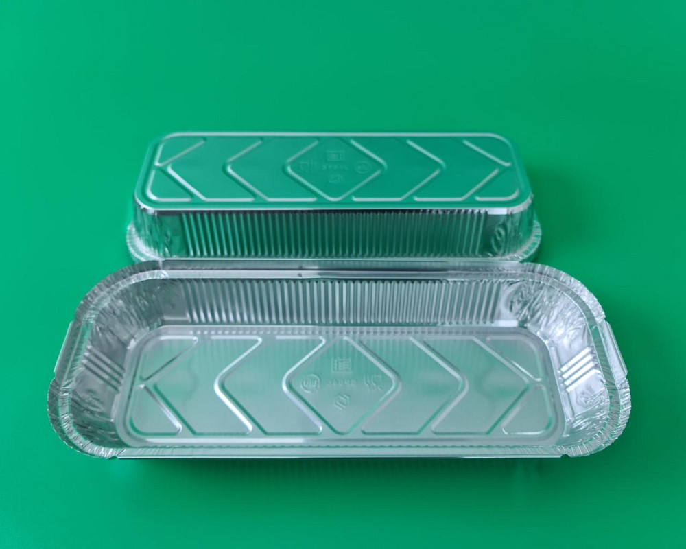 Контейнер из пищевой алюминиевой фольги прямоугольный 1990мл SP94L 100 штук  (1 пачка) Харьков - изображение 5