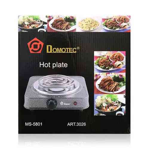 Плита побутова портативна Domotec MS-5801 1000 Вт, Кухонна плита електро TQ-789 для кухні Київ