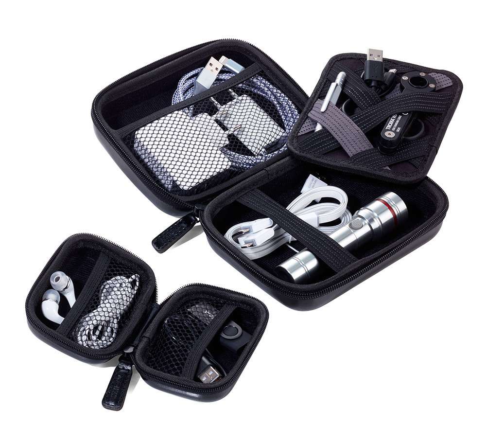 Комплект органайзеров Troika Onpack (2 шт.) искусственная кожа Черный Винница - изображение 6