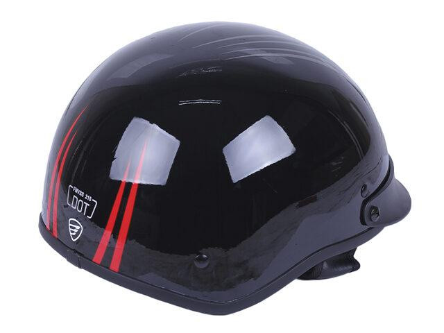 Шлем каска мотоциклетный MD-513  (черный глянцевый, size L) Мукачево - изображение 2