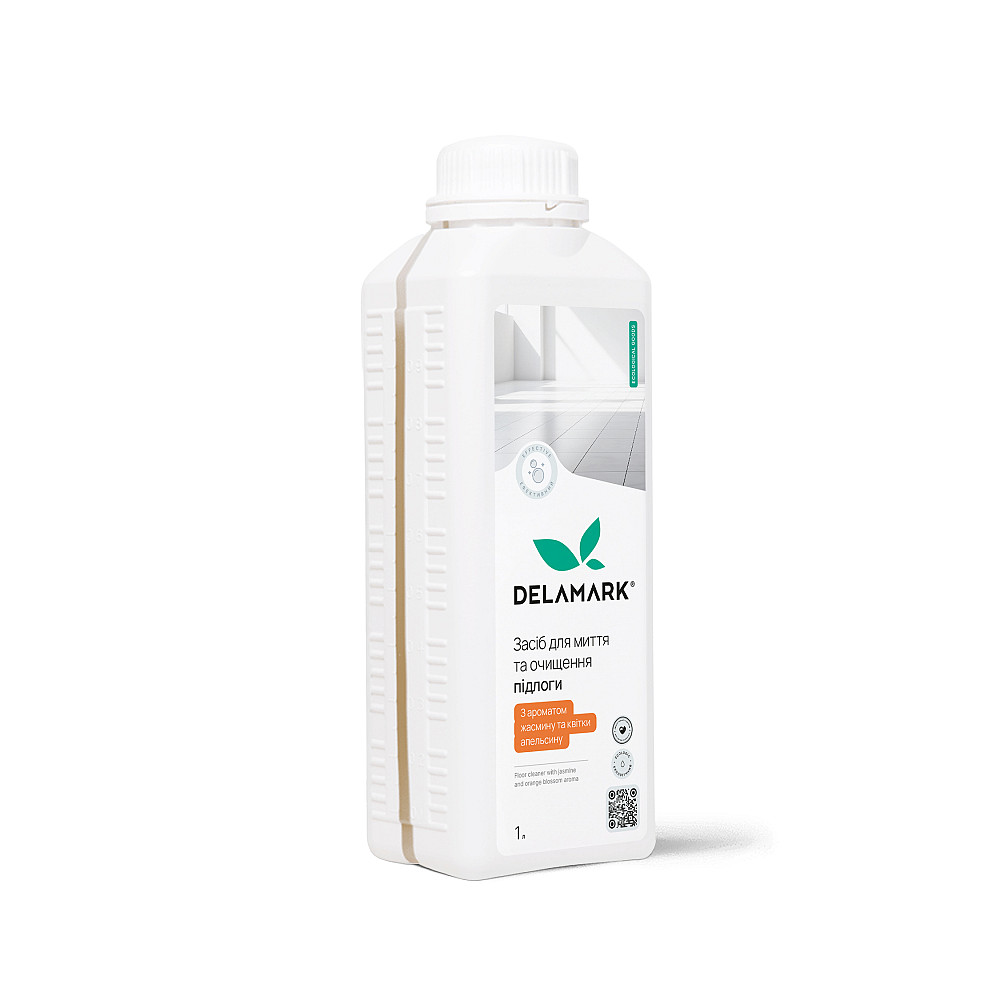 Засіб для миття підлоги жасмин та апельсинова квітка DeLaMark 1 л Київ - фото 1