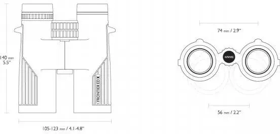 Бінокль Hawke Optics Бінокль Frontier Ed X 10X42 Zielona 354315 Київ