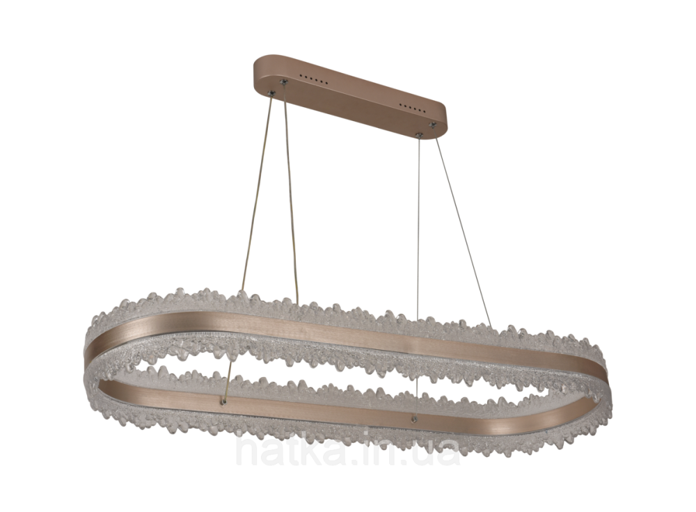 Светодиодная подвесная люстра QQD9419 Золото Киев - изображение 5