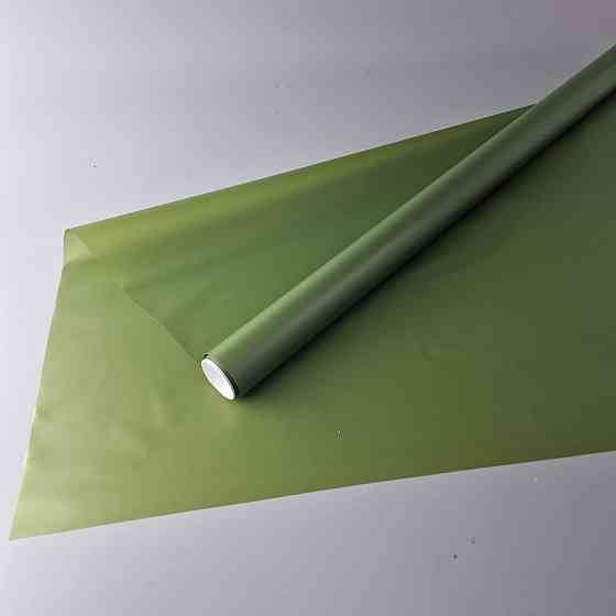 Калька для цветов рулон 8м тонированный матовый (77) (h660) №838 Темно зеленый (1 шт) Харьков