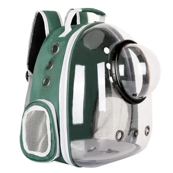 Рюкзак для переноски животных с иллюминатором CosmoPet для кошек и собак Clear Коломыя
