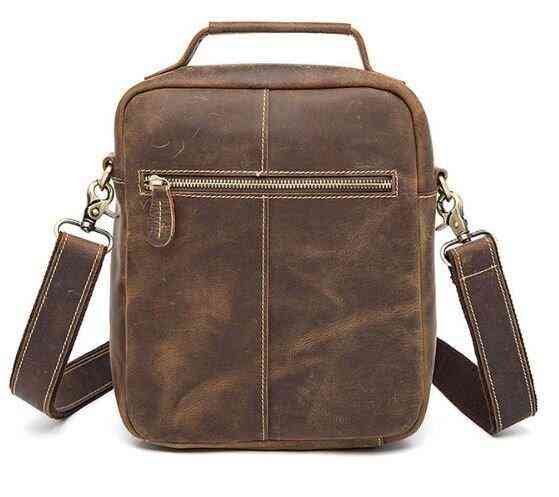 Сумка мужская Crazy horse Vintage 14692 Коричневая Киев