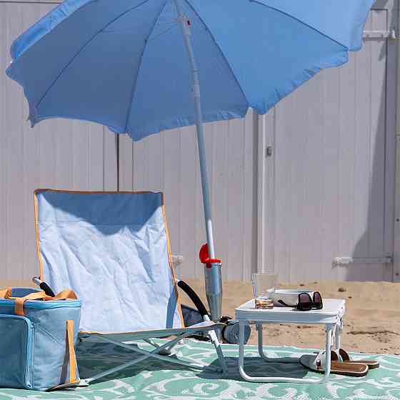 Кресло раскладное Bo-Camp Saint-Malo Pastel Blue (1204801) Вінниця