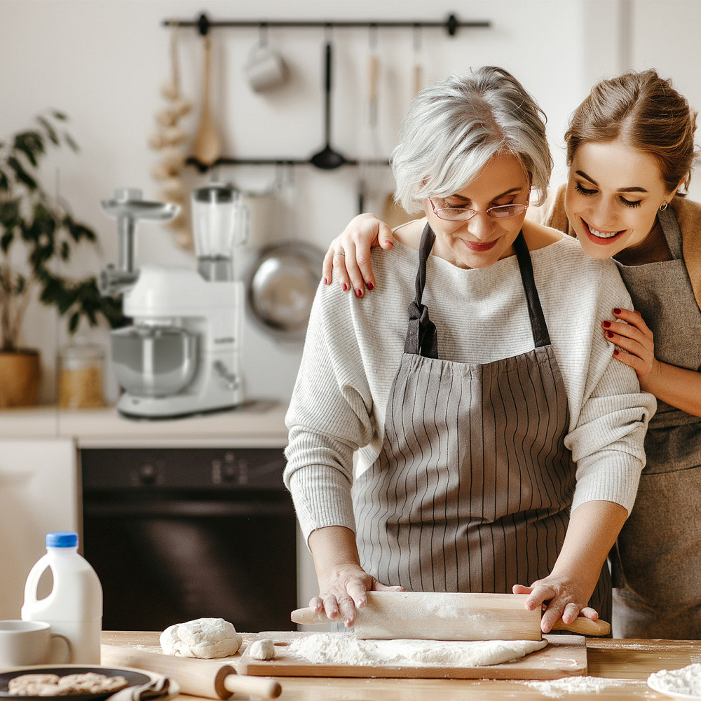 Кухонний комбайн Lucia 3-в-1 2000 Вт/2,7 к.с., 5 л, неіржавка сталь, не містить BPA, білий (Німеччина, Рівне - фото 2