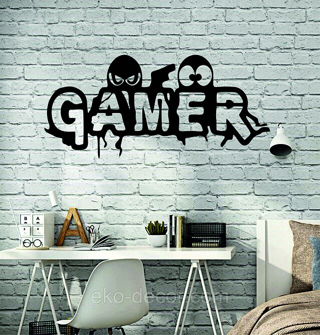 Декоративне настінне Панно «Геймер», Декор на стіну Київ - фото 3