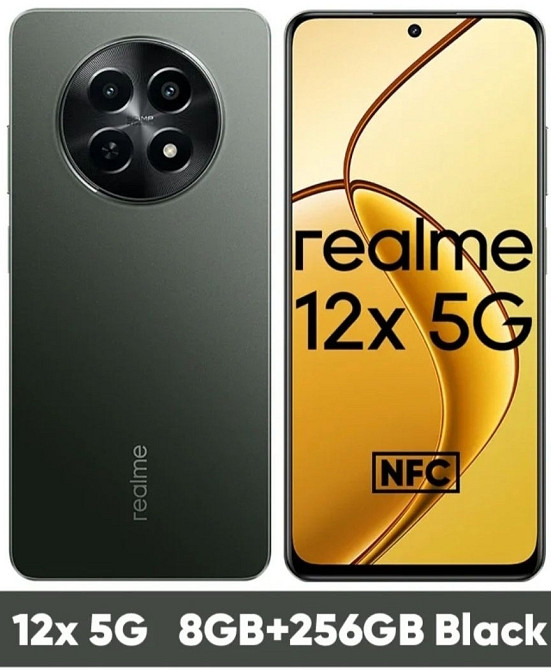 Смартфон Realme 12X 5G 8/256Gb. Black. Киев - изображение 5