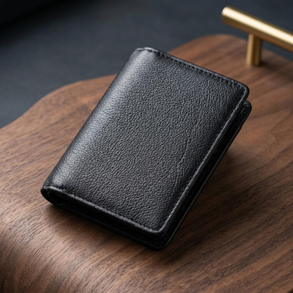 Женский кошелек с монетницей и блоком для пропусков из натуральной кожи ST Leather 22713 Черный Киев - изображение 14