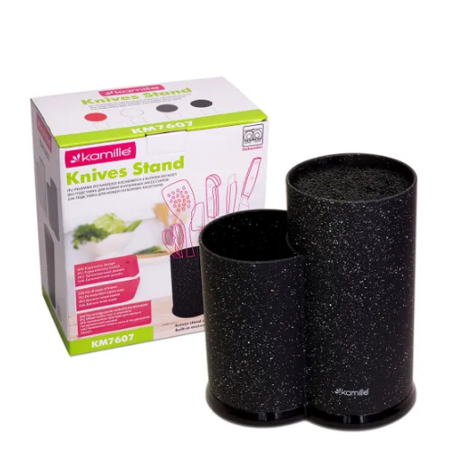 Підставка для ножів 22см (чорн.мармур,білий мармур,сiрий мармур) 7607 KAMILLE Житомир - изображение 4