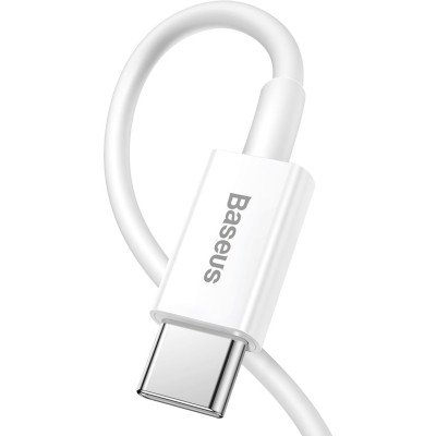 Дата кабель USB-C to Lightning 1.0m 20W Superior Series White Baseus (CATLYS-A02) Вінниця - фото 7