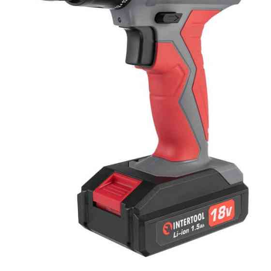 Дриль-шуруповерт акумуляторний 18 В INTERTOOL DT-0315 Коломыя